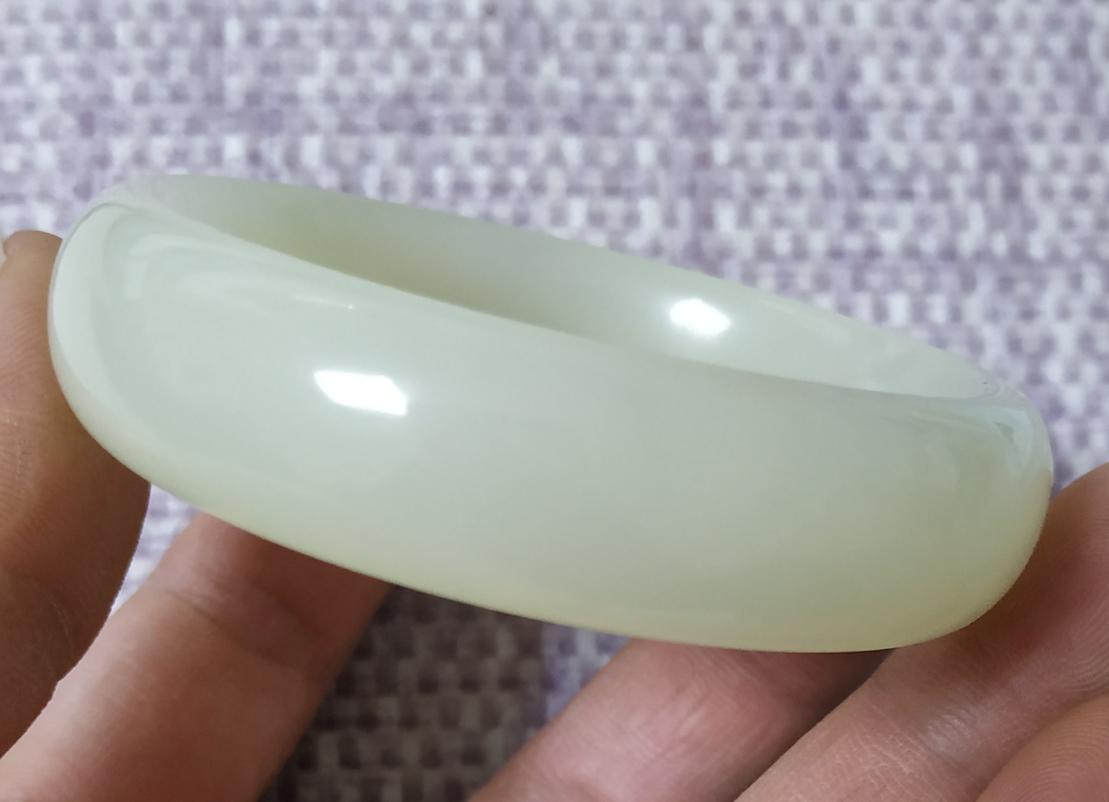 放漏了,天然玉石阿富汗玉白玉手