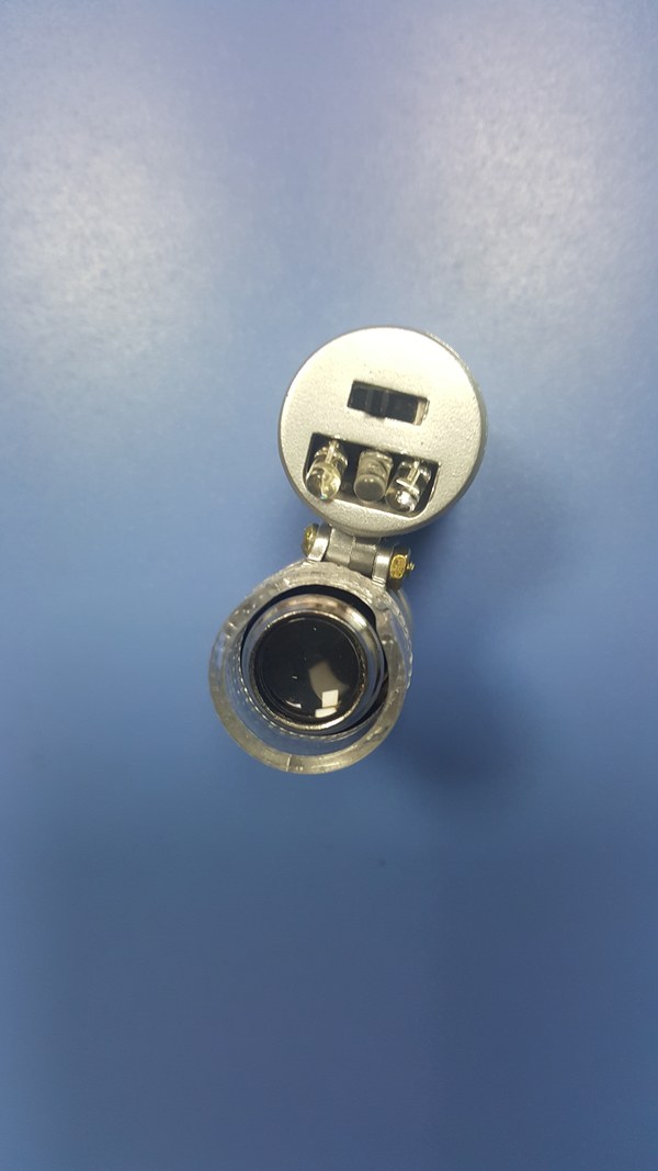 60倍迷你便携式显微放大镜带led验钞灯文玩鸽眼珠