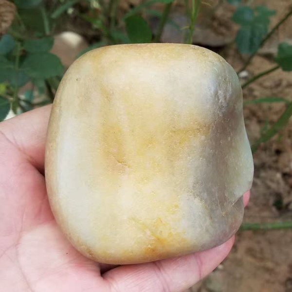 真皮和田玉原石毛料新疆和田玉籽料玉料重542克81