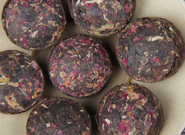 品名玫瑰普洱工艺普洱茶熟茶重瓣红玫瑰年份最