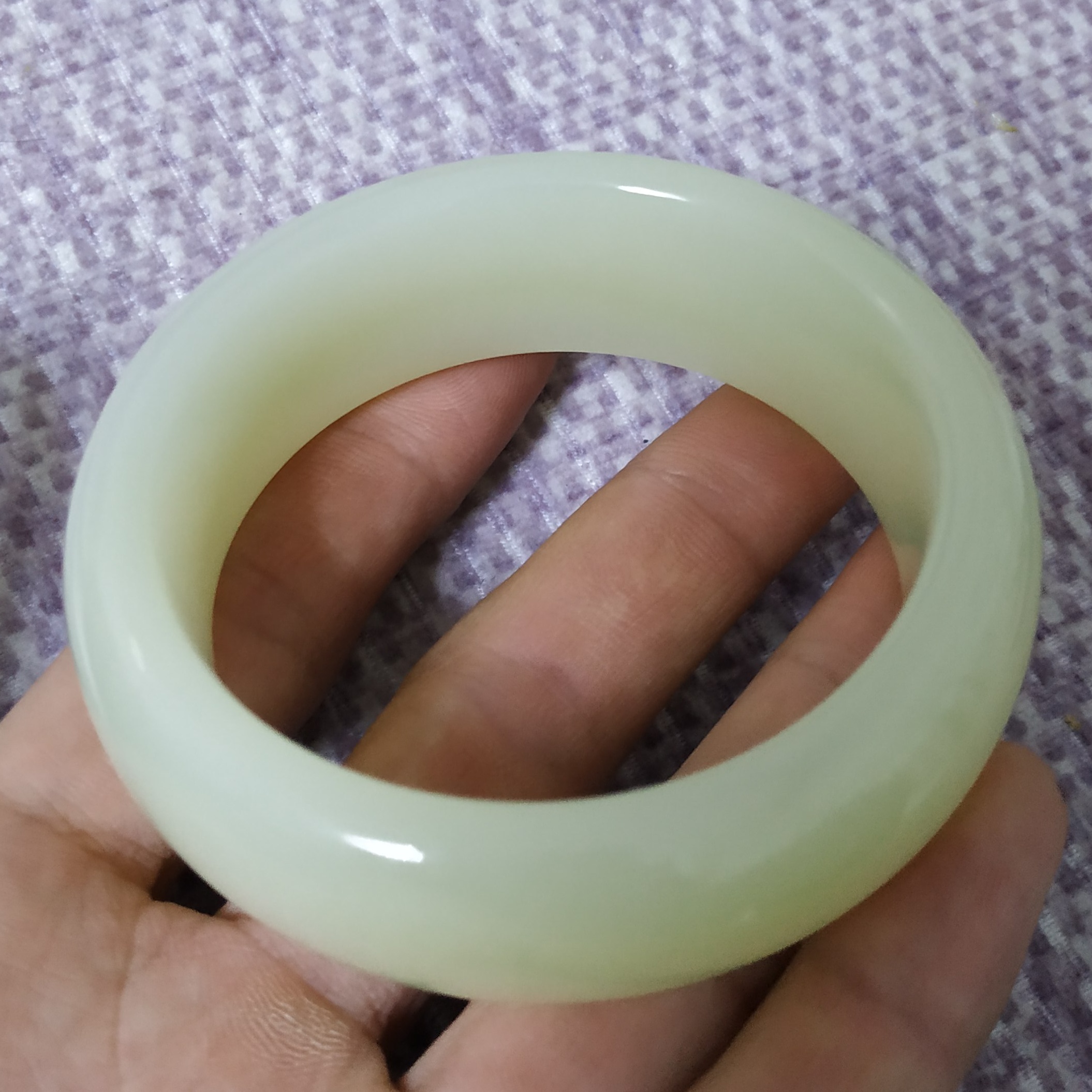 放漏了,天然玉石阿富汗青白玉宽