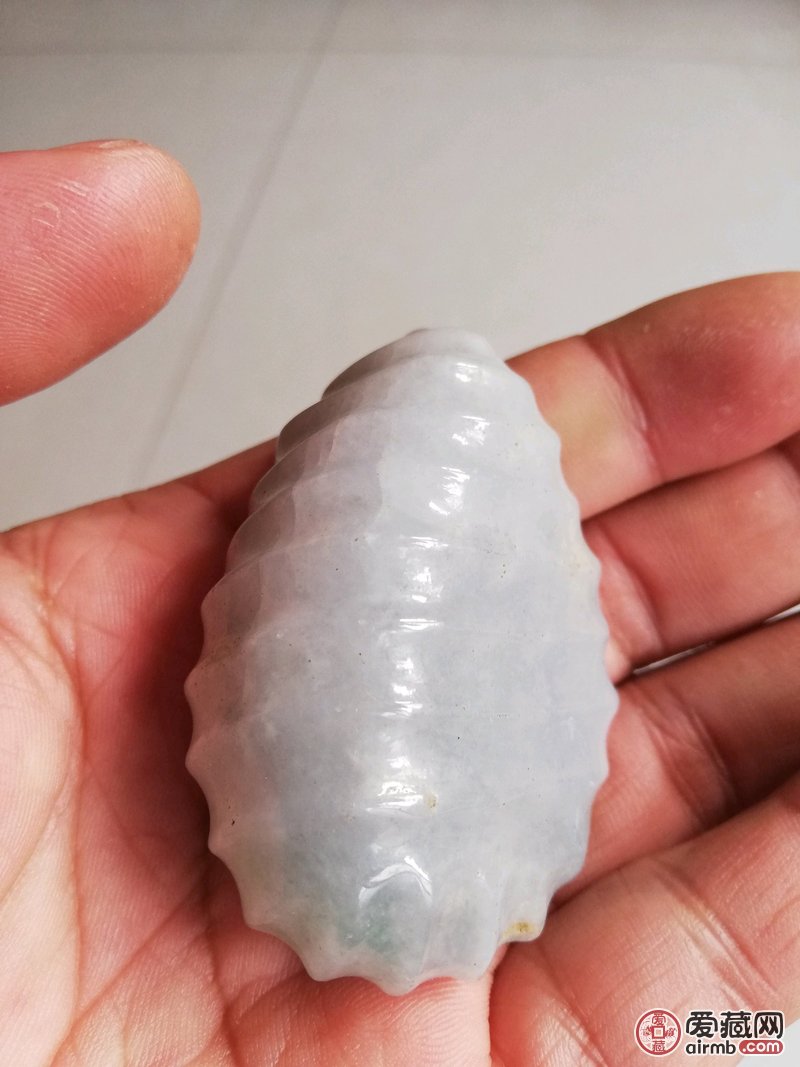 翡翠原石手把件