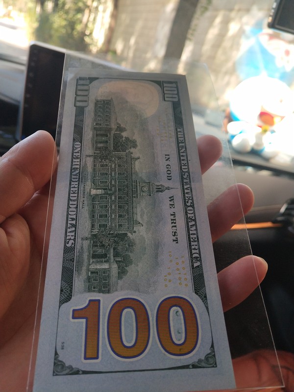 100美元一张保真,鸽子祖宗些绕行真假_图片_价格_评级-外国钱币-爱藏