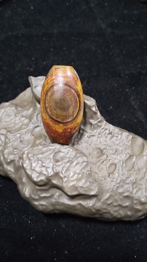 九眼石页岩天珠一眼天珠眼中眼细节如图尺寸3