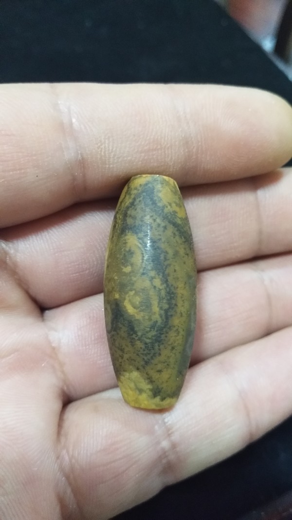 九眼石页岩天珠蒙天珠细节如图尺寸366x15