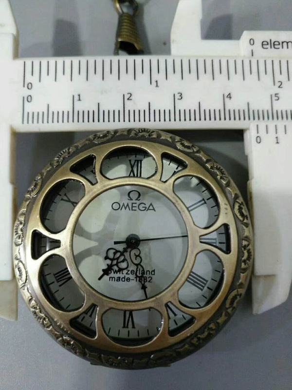 海外回流铜欧米茄1882老怀表此宝贝保存完好