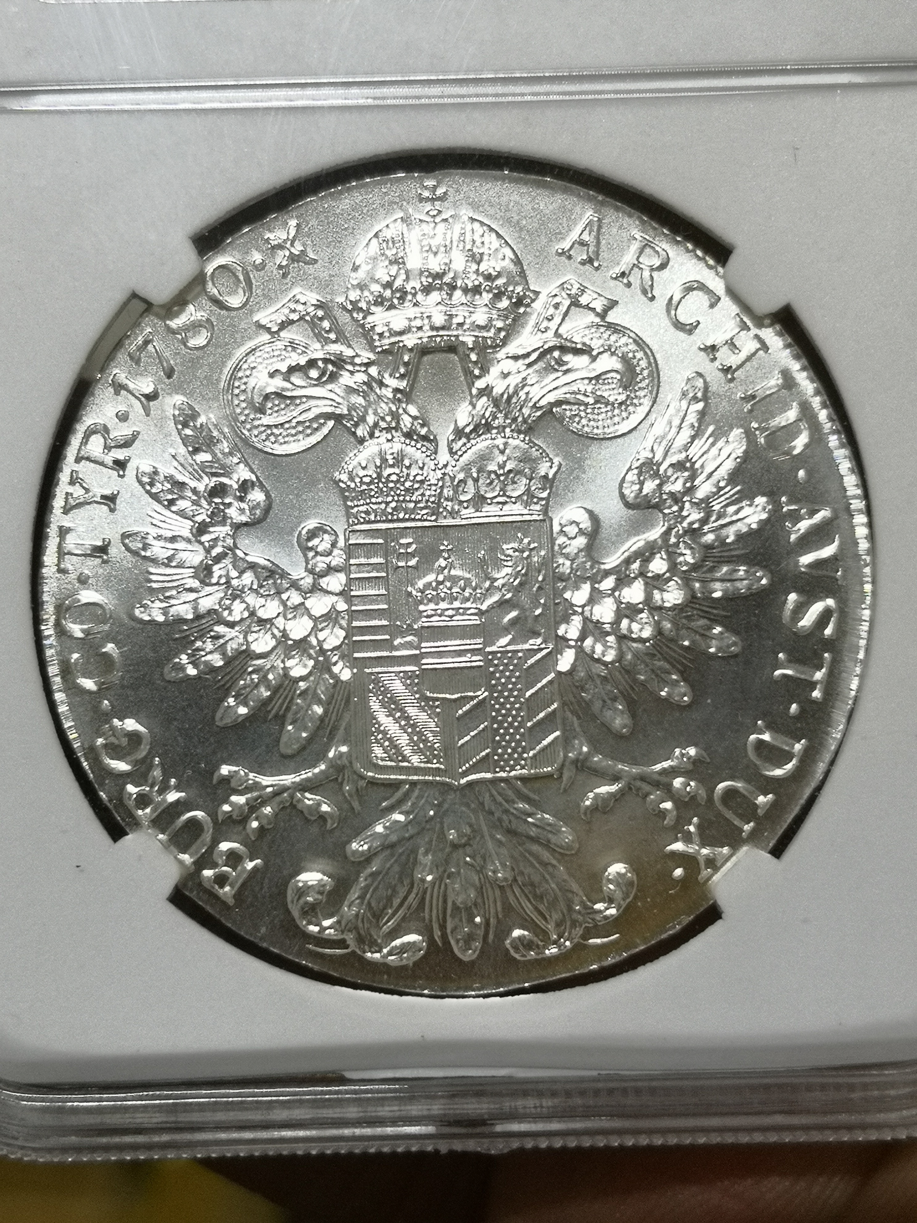 长誉评级,奥匈帝国大奶妈银币品