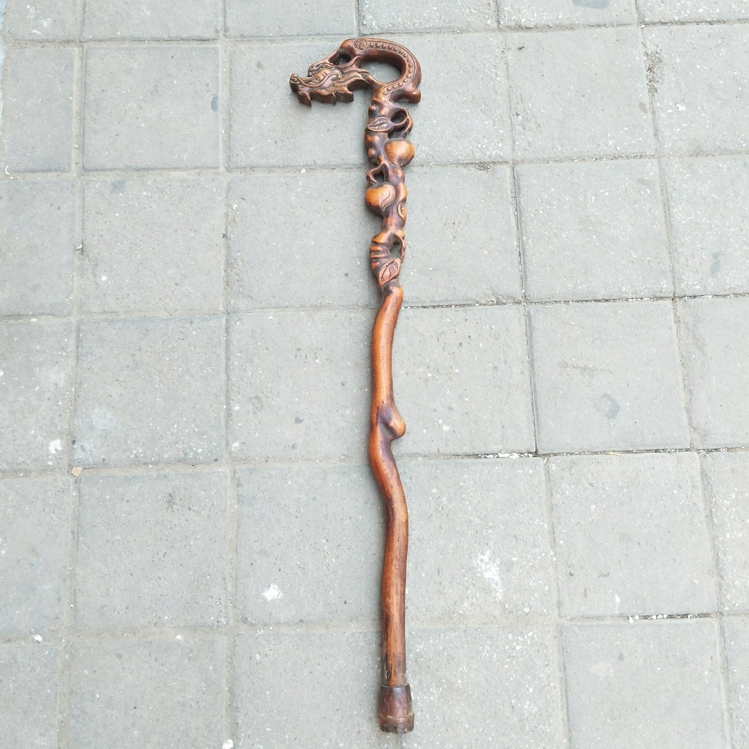 灵寿木拐杖图片