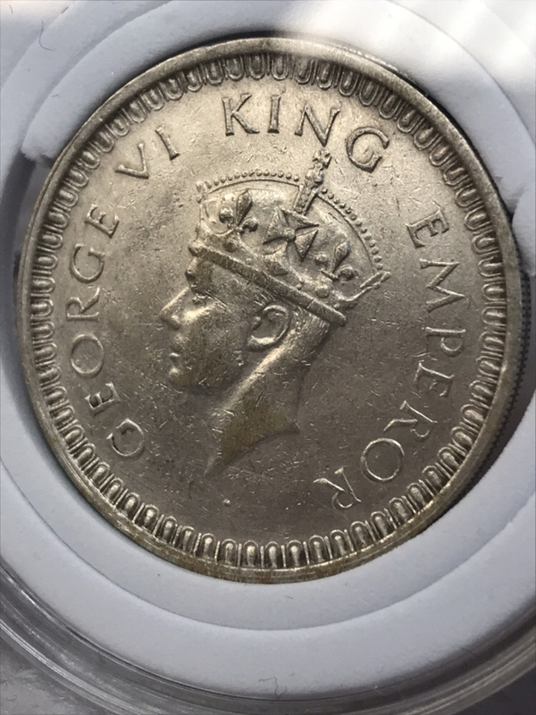 1942年英属印度英王乔治六世1卢比银币真假_图片_价格_回收_评级-银元