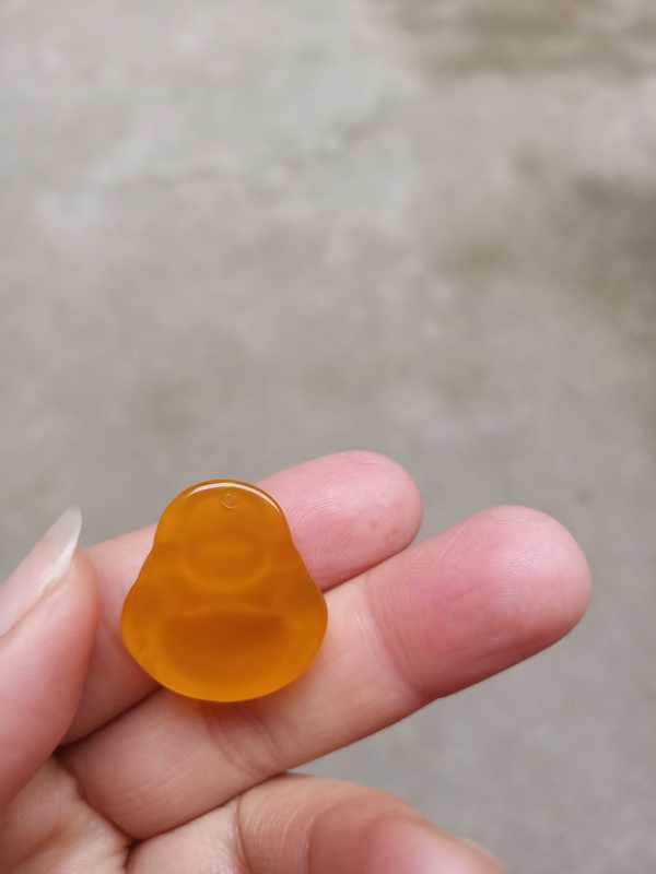 天然黄玛瑙大度佛吊坠保真支持鉴定真假_图片_价格_评级-玛瑙-爱藏网