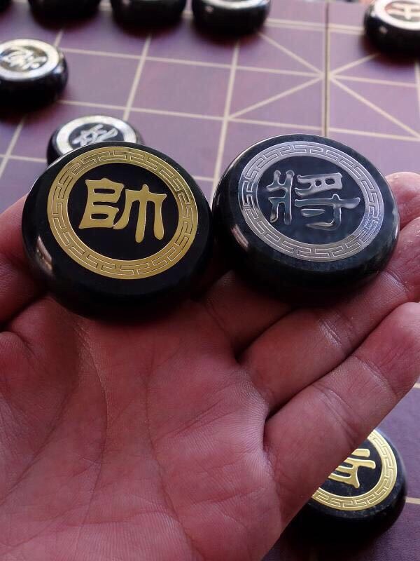 精美和田玉象棋规格4918mm3000g
