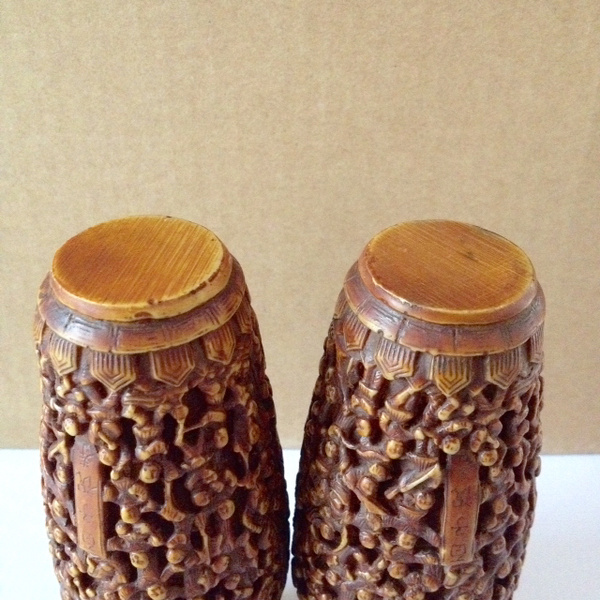 百子祝寿瓶一对高13.9左右每只真假_图片_价格_评级-文玩杂项-爱藏网