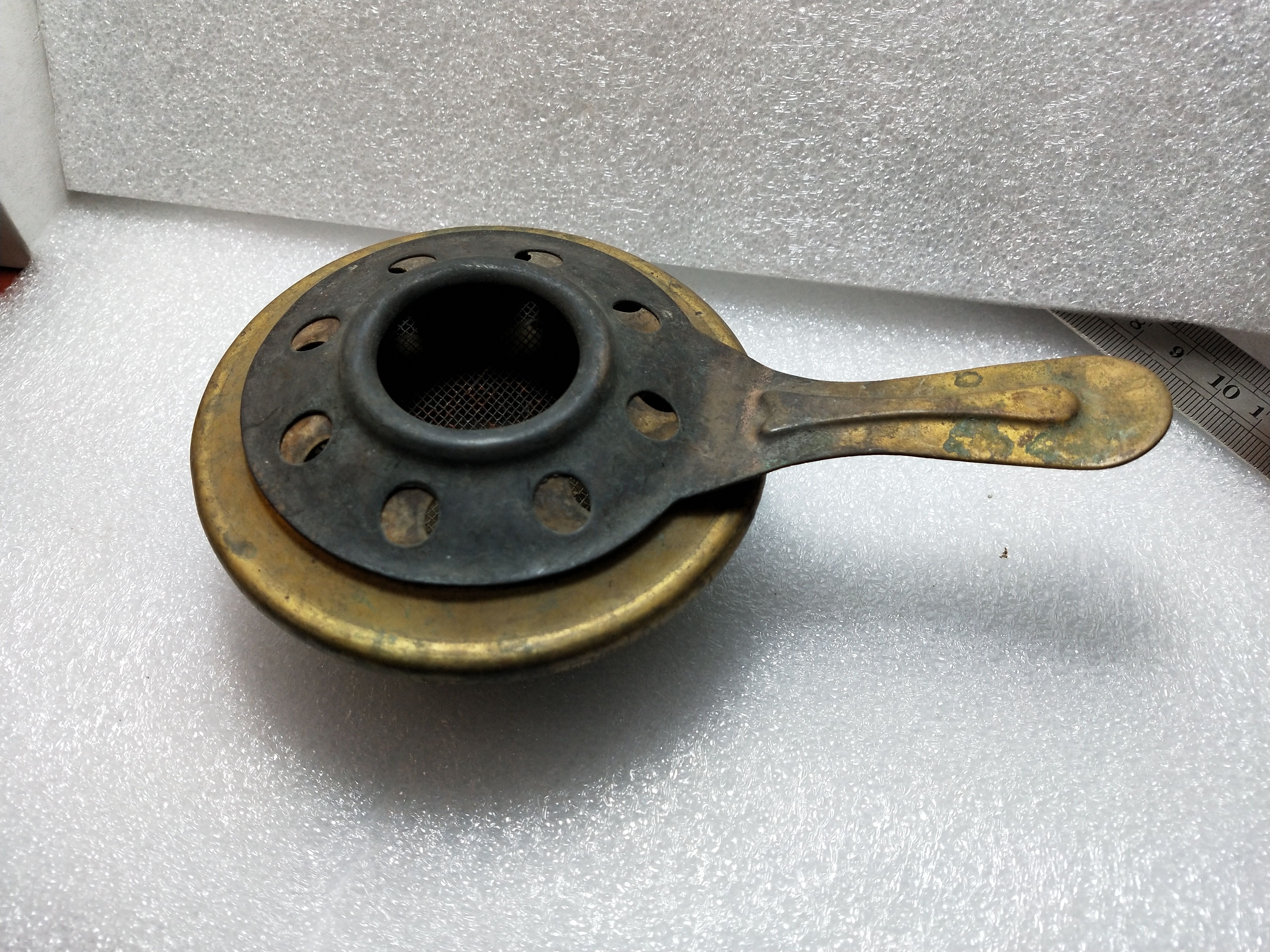 80年代铜酒精炉.还可以用.