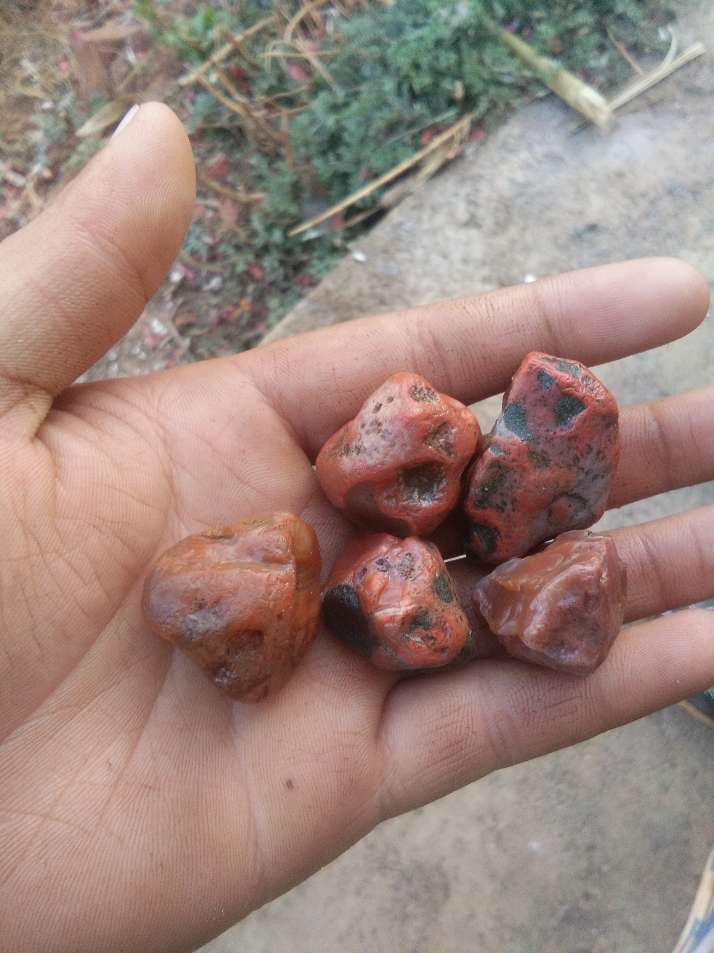 南方精品玛瑙石,假一赔十,共五