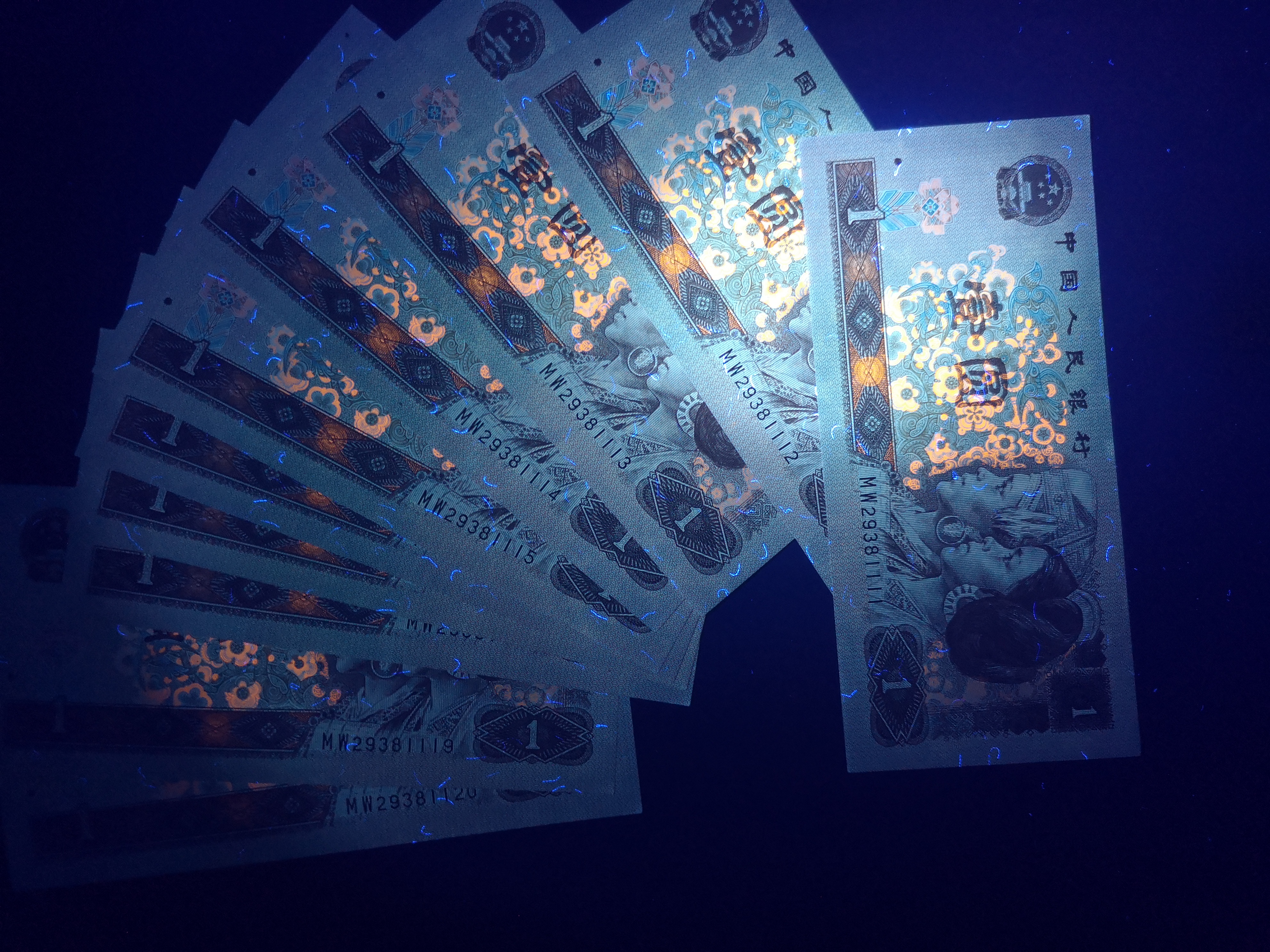 绝品961稀少满堂彩加多荧光丝