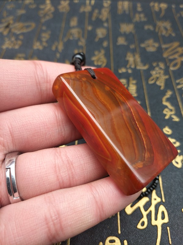 天然精品战国红玛瑙挂件保真一物一图实物拍摄