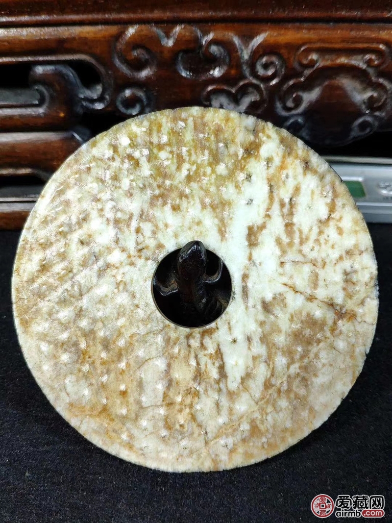 战汉时期和田玉籽料玉壁请老师鉴定真伪,-爱藏鉴定:赝品-爱藏网