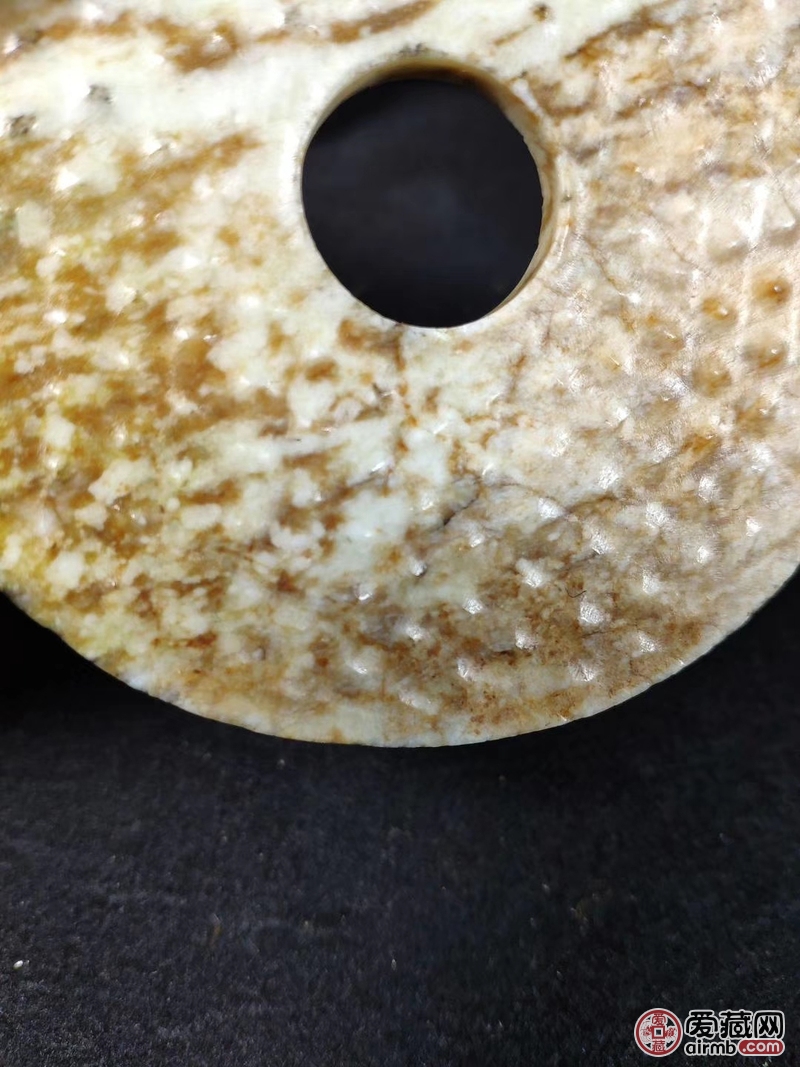 战汉时期和田玉籽料玉壁请老师鉴定真伪,-爱藏鉴定:赝品-爱藏网