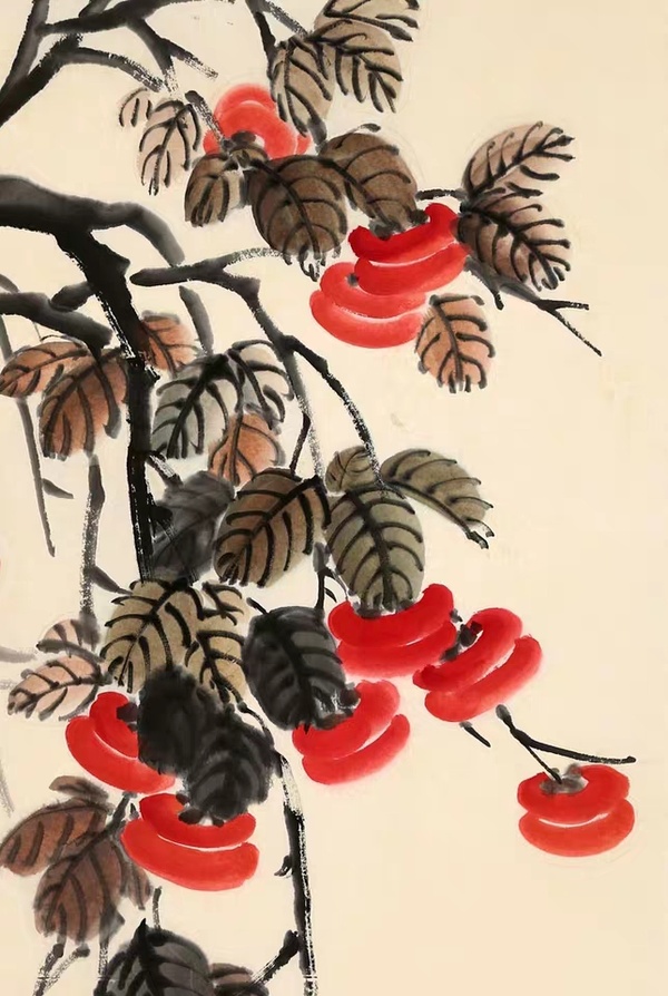 【齐白石手绘三尺国画岁岁平安】作品作者:齐白石作