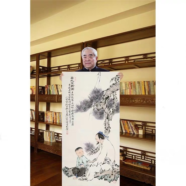 范曾四尺竖幅华佗望断人物作者作品范曾作