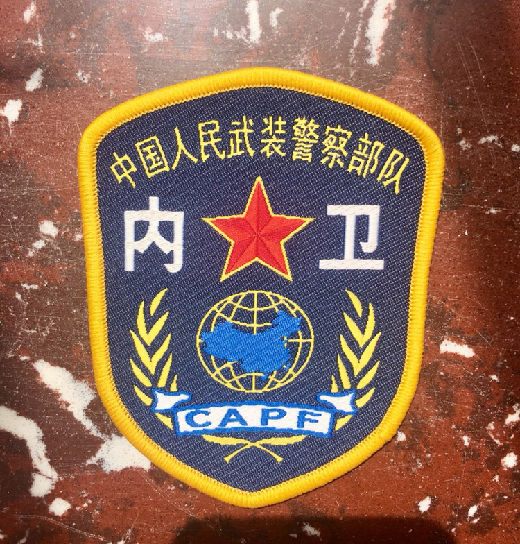 武警内卫胸标图片