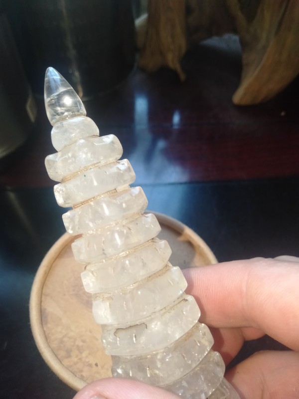 清代水晶文昌塔支持平台鉴定包真包老包退