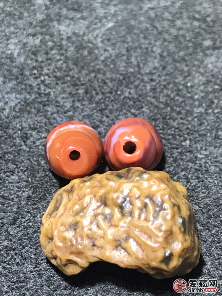 川料九口南红玛瑙柿子红小葫芦一