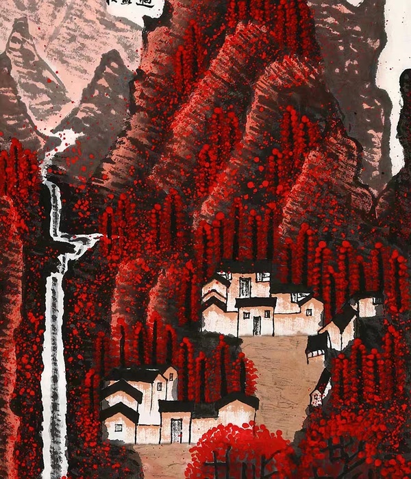 作品作者李可染作品名称万山红遍规格尺寸约