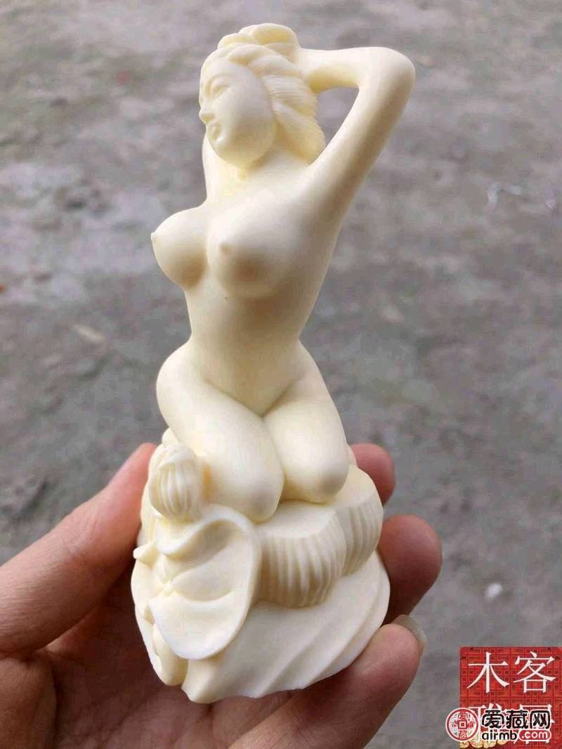 精品象牙果雕刻,裸美女手把件,创意工艺品-价格78元-爱藏一口价-爱藏