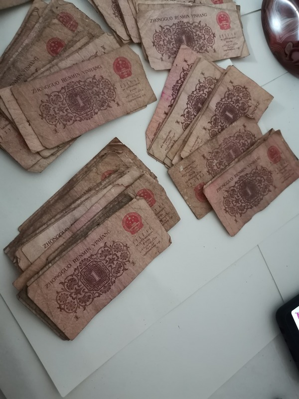 三版旧品教育劳动壹角100张,24成左真假_图片_价格_评级-3版币-爱藏网