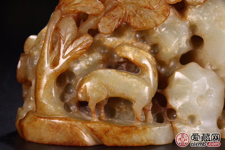 和田玉秋山山子摆件