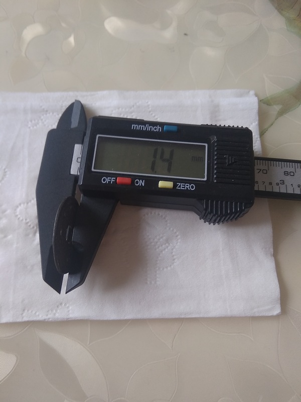 962道光通宝品相尺寸如图直径259毫米厚