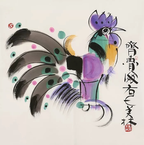 韩美林款鸡作品作者韩美林作品名称鸡