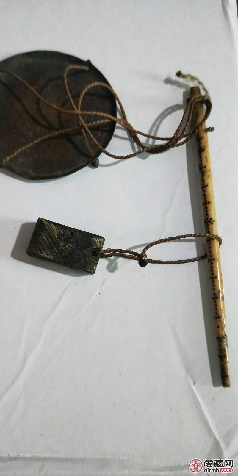 象牙秤,整体小巧玲珑,保存完整