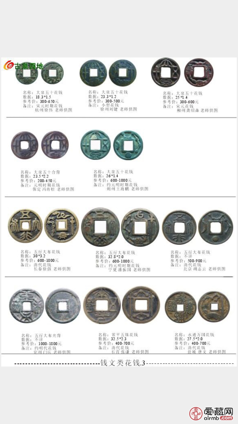 《中国花钱彩页图集》电子版pdf格式,请-价格10元-爱藏一口价-爱藏网