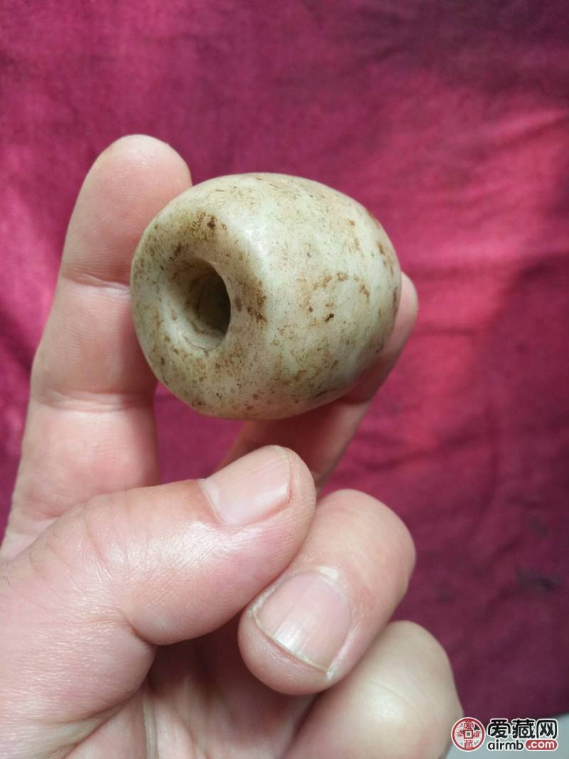 红山文化――玉滚子完整漂