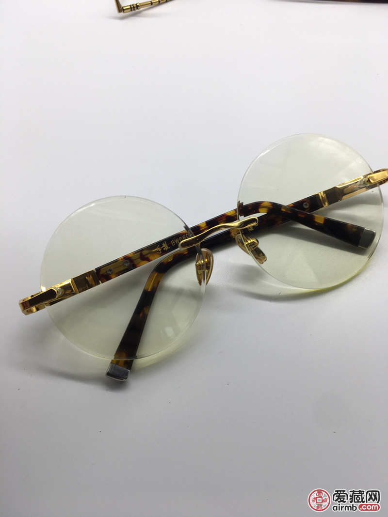 天然水晶圆镜!高端的竹叶青眼镜