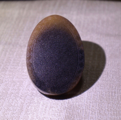 *文玩 *黑金 鱼子纹 竹丝纹清晰 超高品质——尺