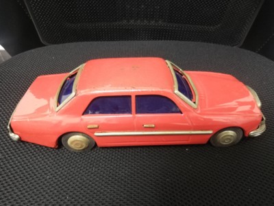 80后 老铁皮玩具车 奔驰 惯性 无破损 功能正常