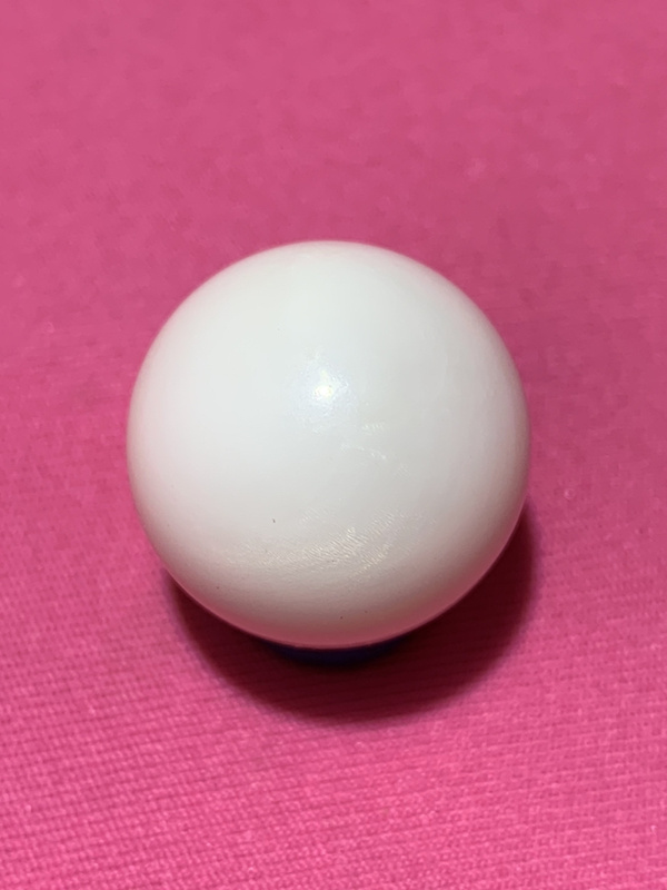 深海奶白砗磲20圆珠一颗尺寸直径20mm重13