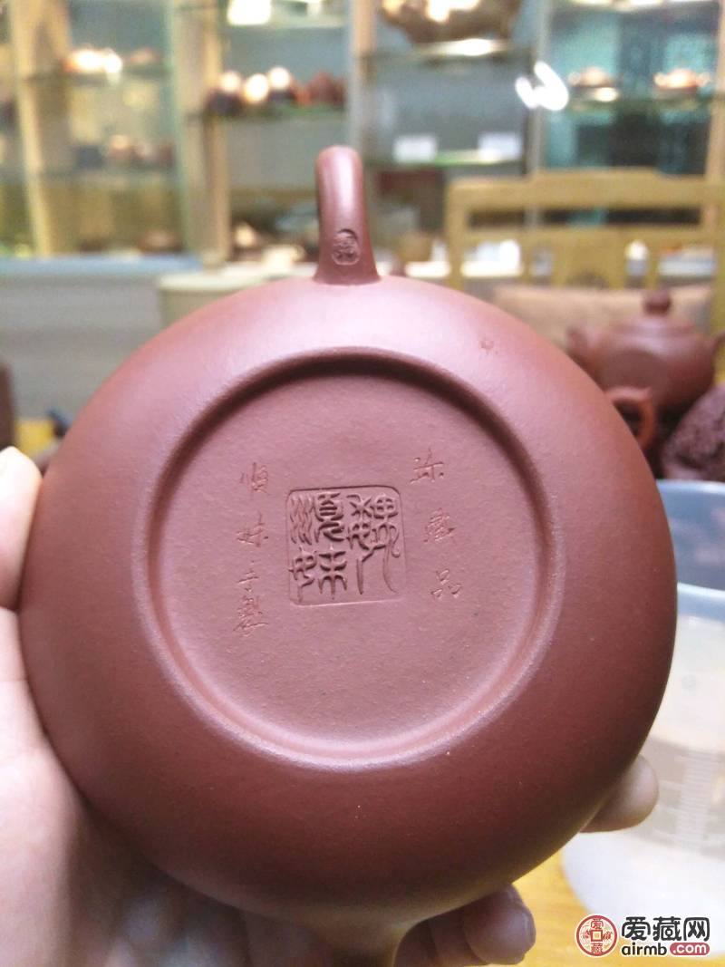 魏顺妹 底槽清泥 扁仿古壶