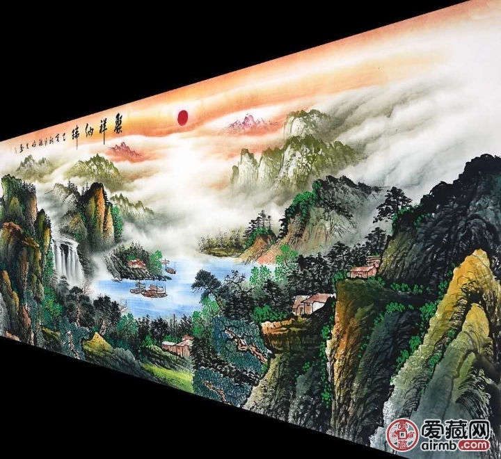 宣纸 装裱:未装裱 ,作者简介: 张临光:国家一级美术师,中国国画家协会