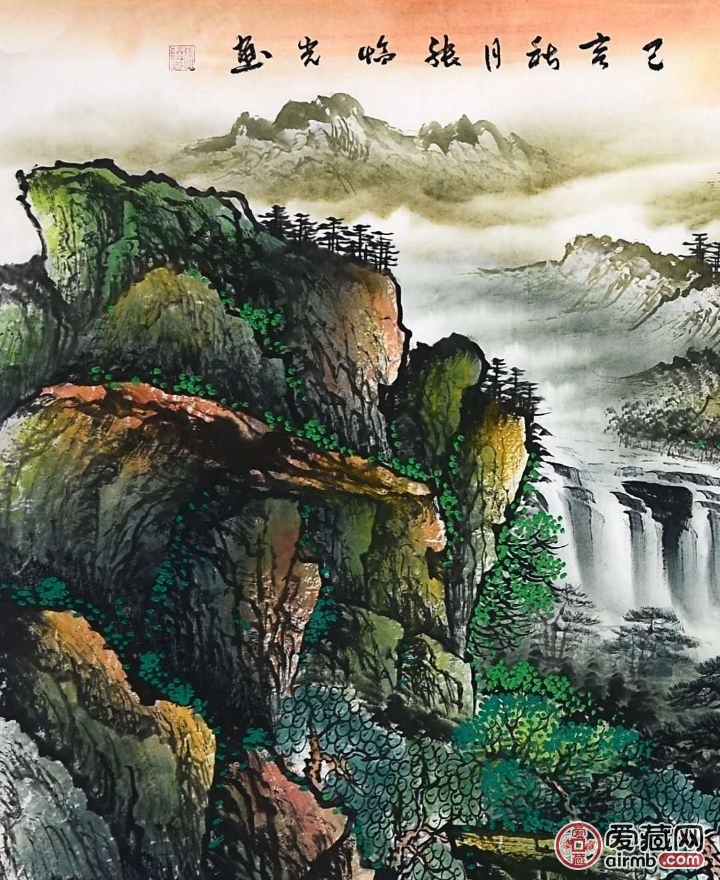 宣纸 装裱:未装裱 ,作者简介: 张临光:国家一级美术师,中国国画家协会