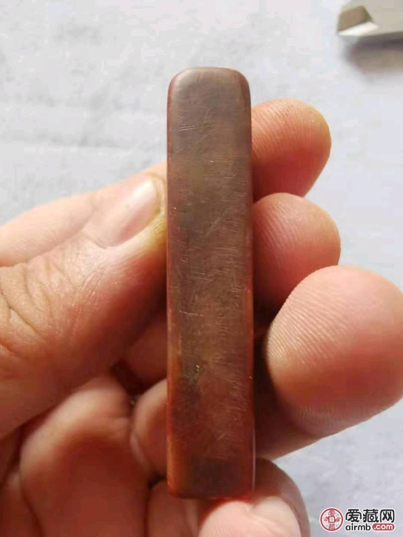 手工篆刻石头扁方印章闲章印文:不详尺寸:-价格369元-爱藏一口价-爱藏