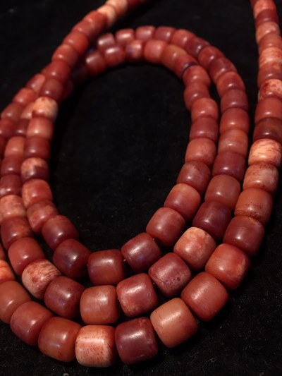 虎骨桶珠108佛珠蝌蚪文清晰尺寸如图重113