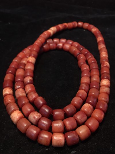 虎骨桶珠108佛珠蝌蚪文清晰尺寸如图重113