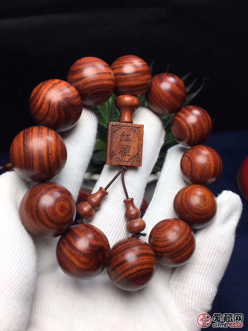 (刷单特价,送礼品盒)红檀佛珠