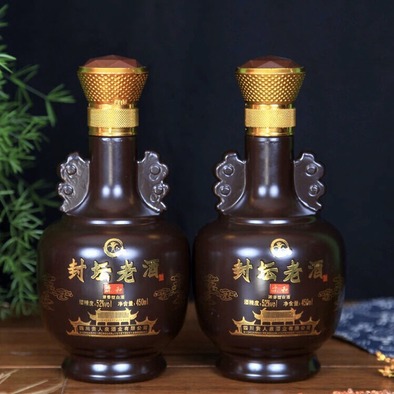 保真泸州封坛老酒浓香型52度纯粮食白酒