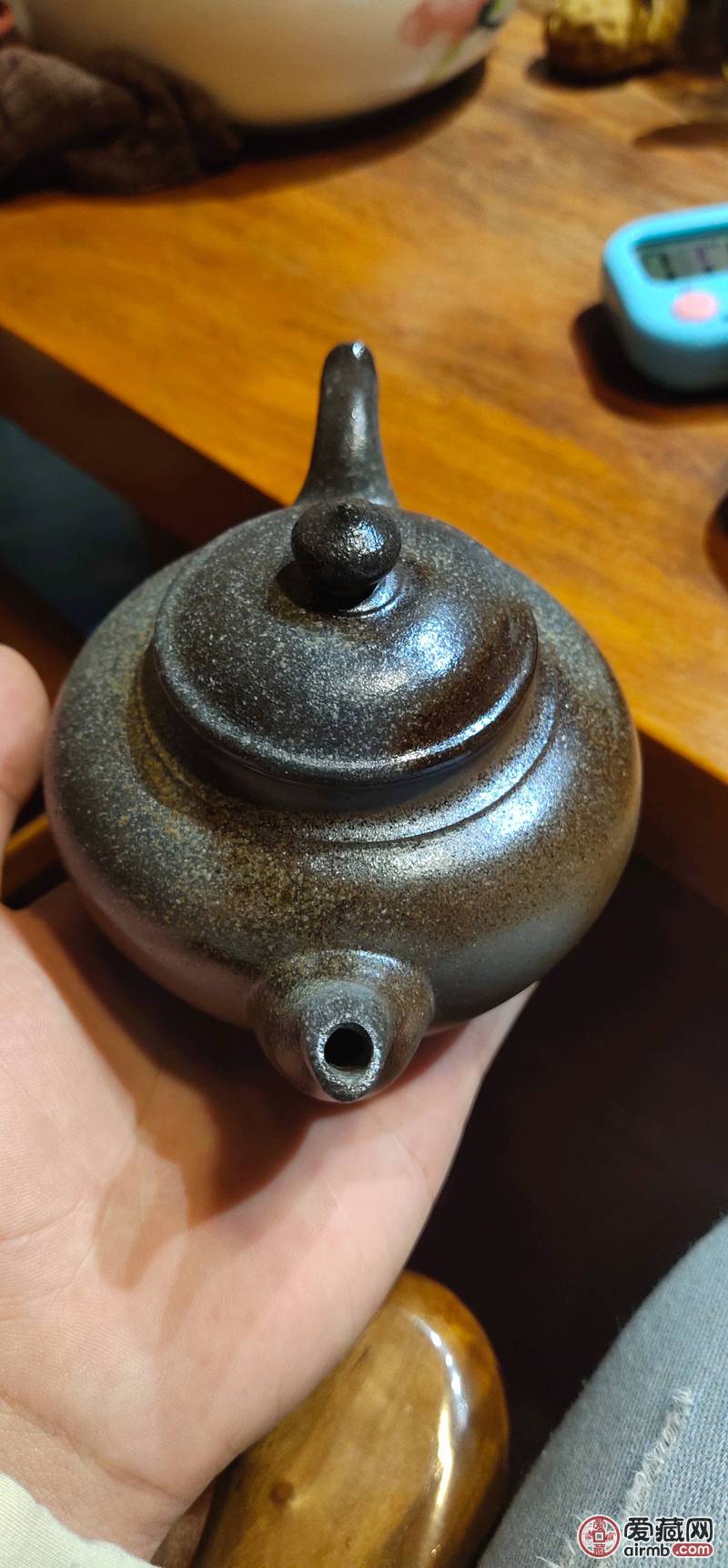 柴烧紫砂壶 笑樱壶