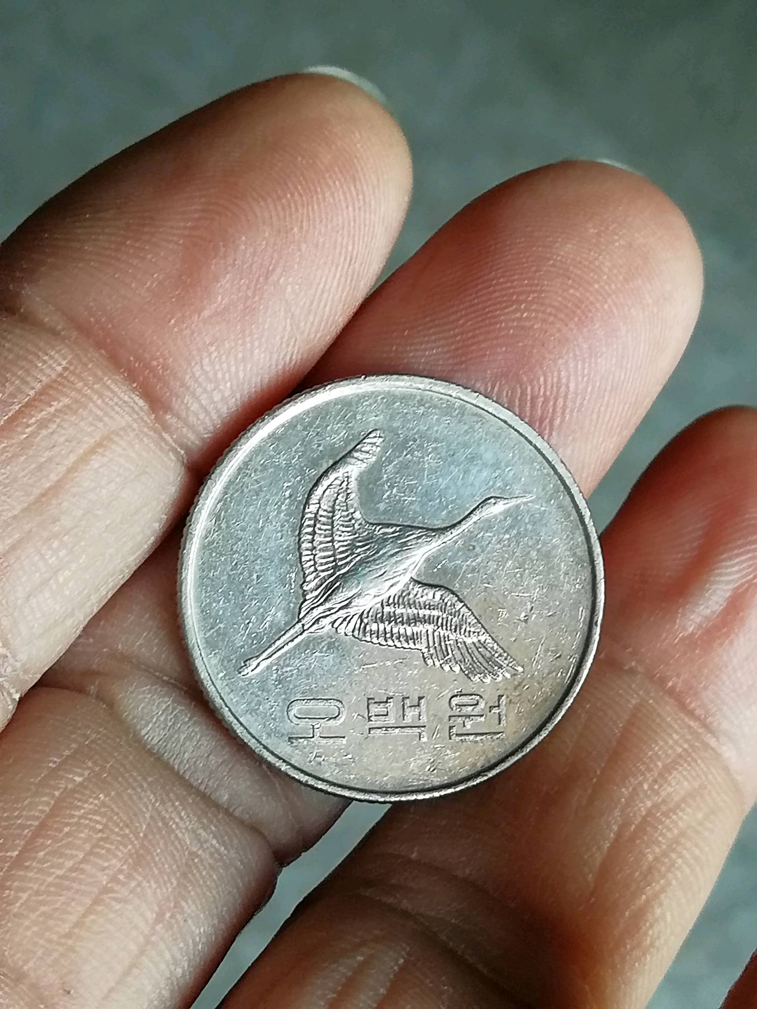 流通好品,外币,韩国500韩元
